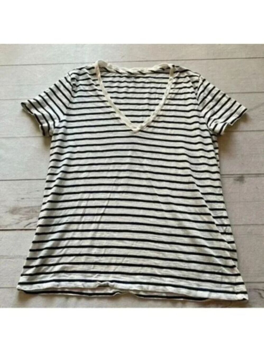 Madewell Striped Short Sleeve Tee Size S